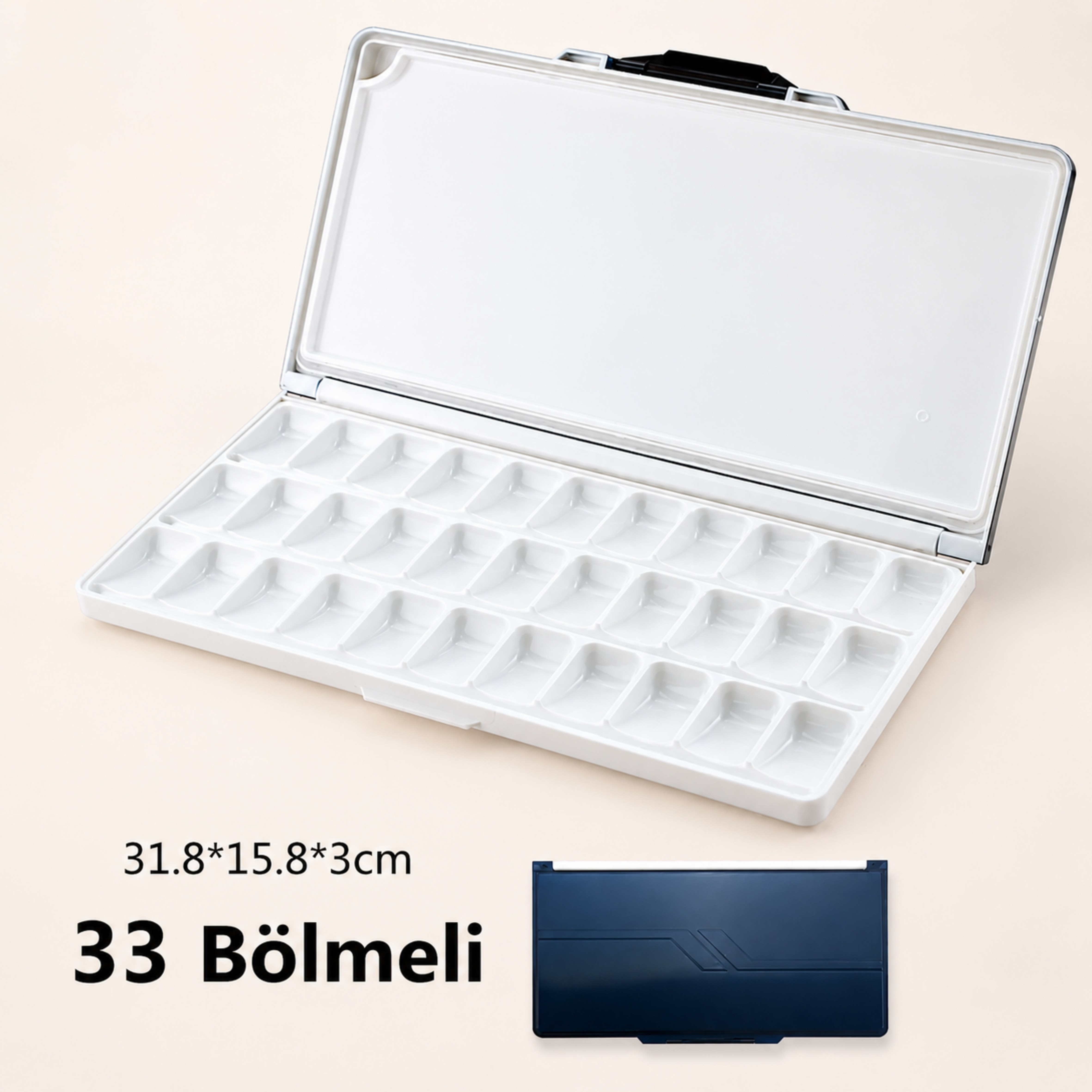 33 Bölmeli Kapaklı Palet
