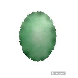 Air Brush Boyama Yanık Kağıt A4 Yeşil Oval