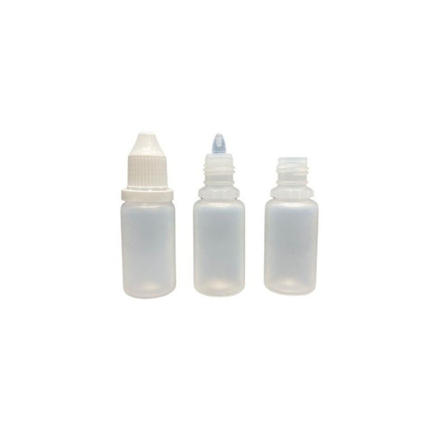 Akıtıcılı Kilitli Kapaklı Plastik Şişe 15ml