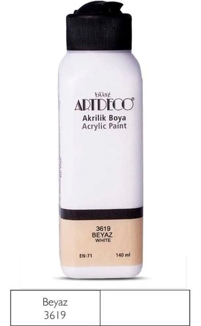 Artdeco Akrilik Boya 140ml 3619 Beyaz