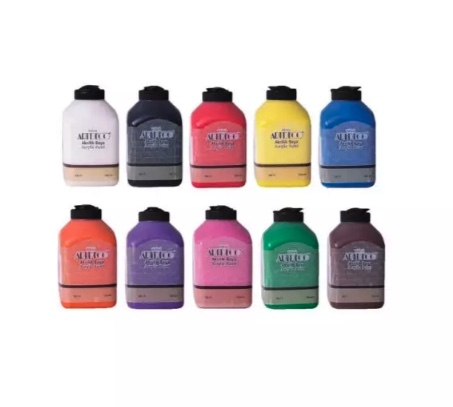 Artdeco Akrilik Boya Seti 10x50 ml Temel Renkler