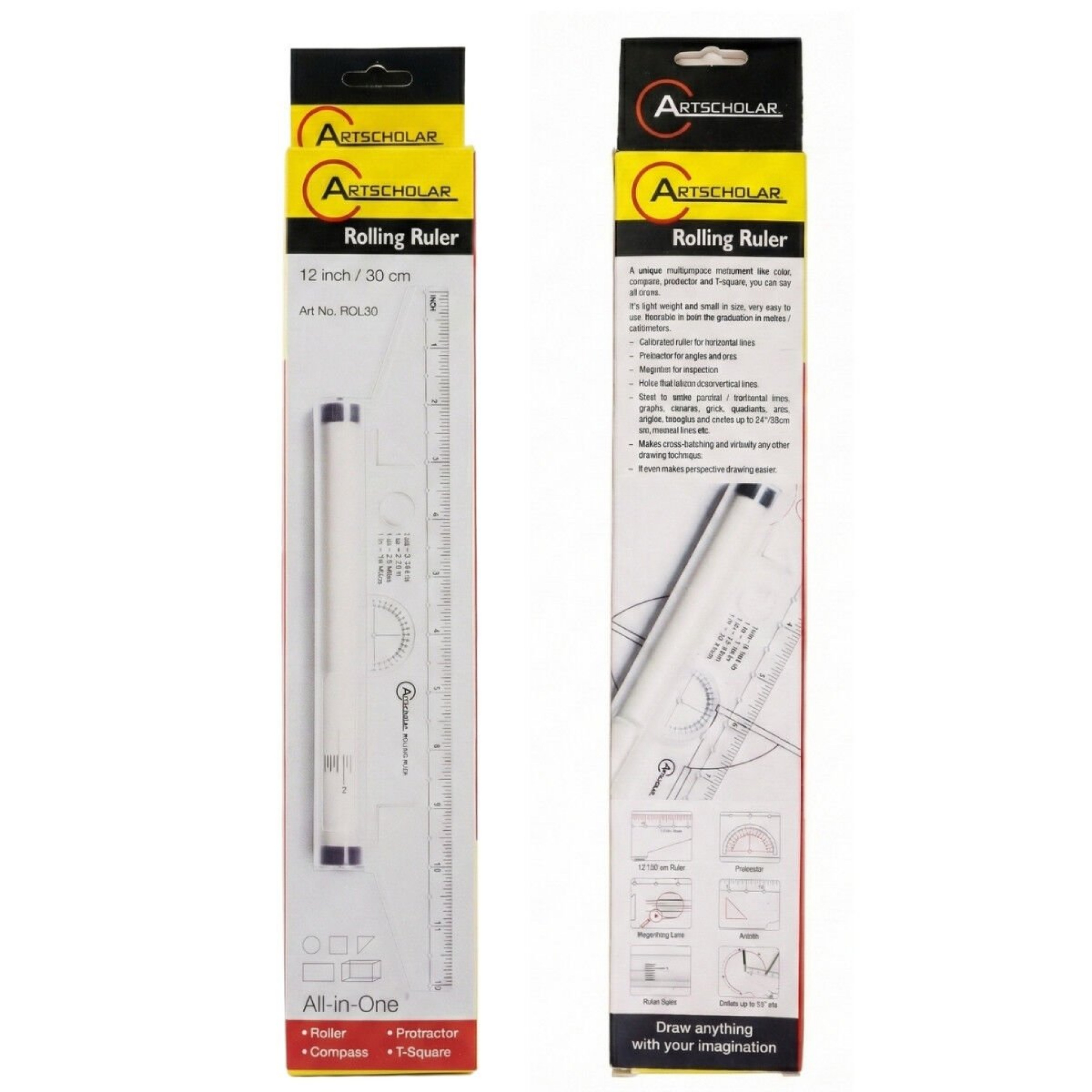 Artscholar Tarama Cetvel 30cm Rulo