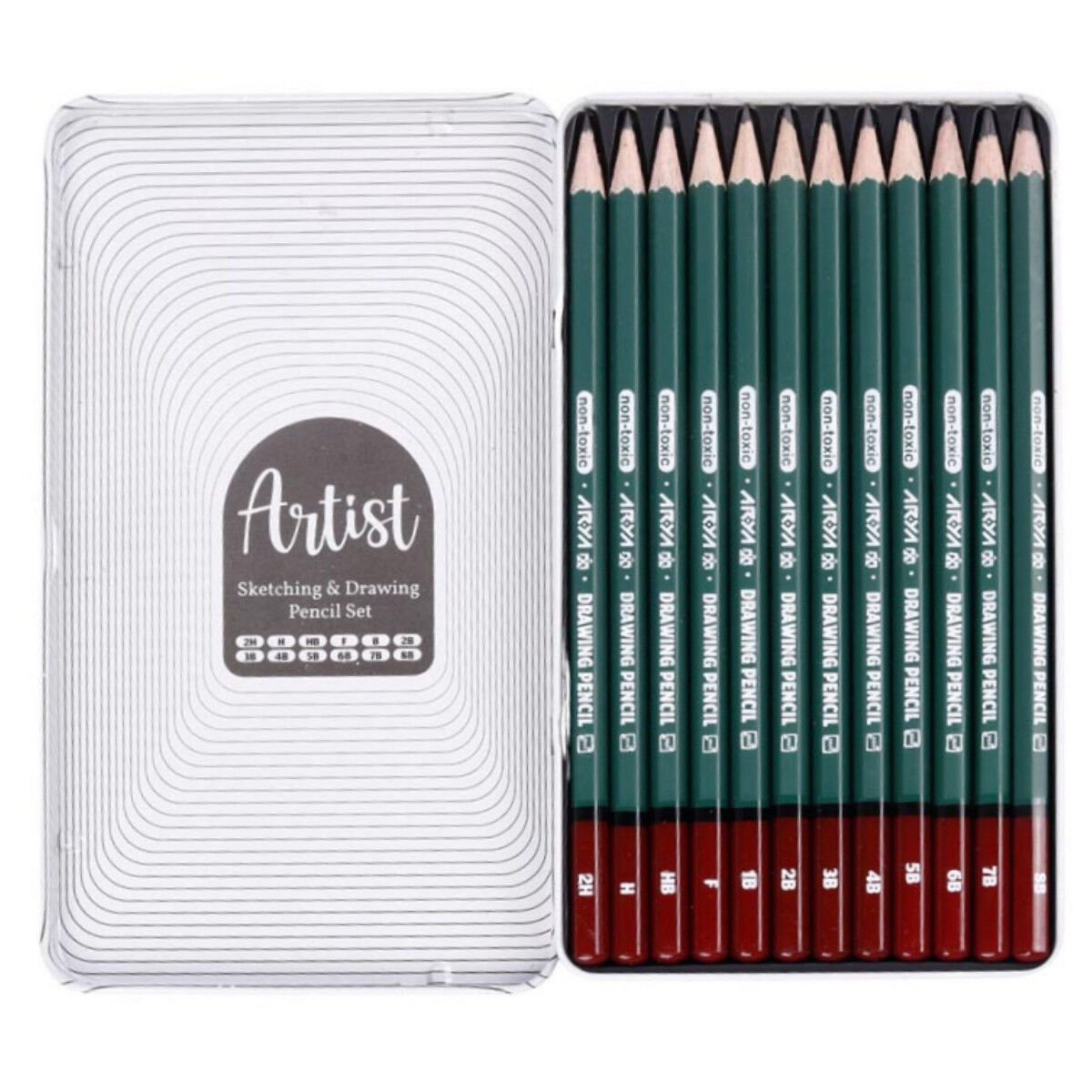 Arya Artist Dereceli Kalem Seti 2H-8B