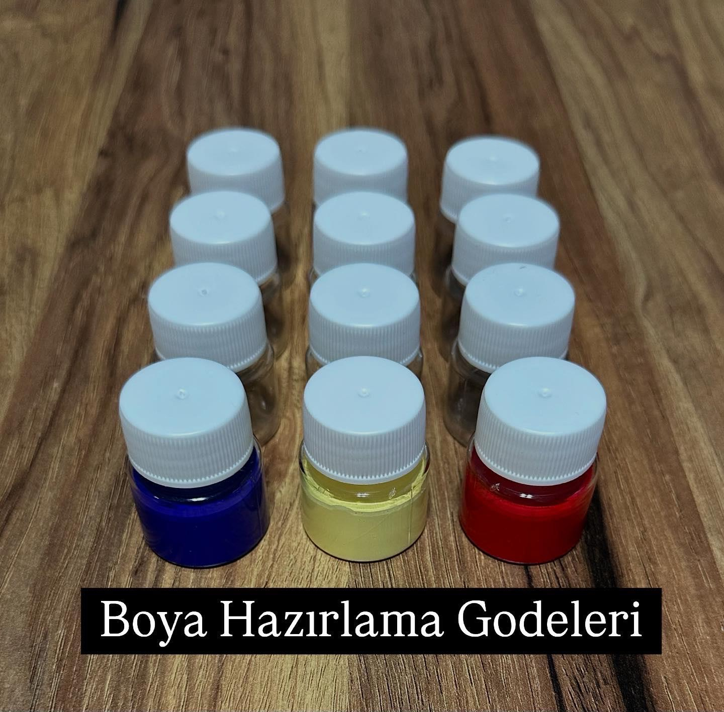 Boya Saklama Godeleri (12 Adet)