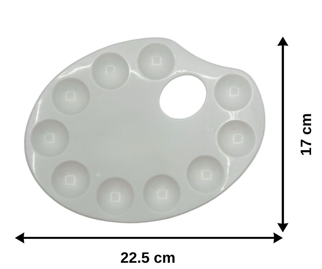 Büyük Boy Oval Palet