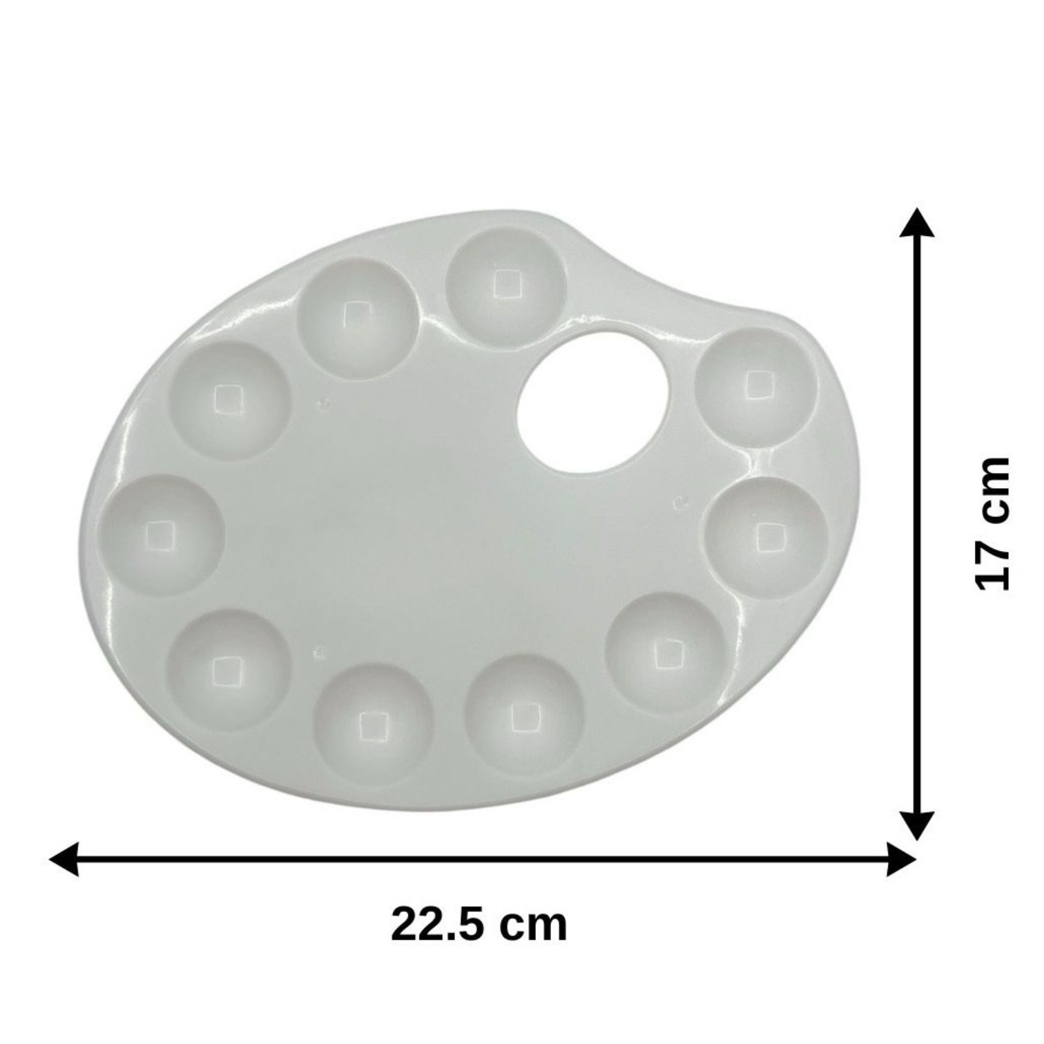 Büyük Boy Oval Palet