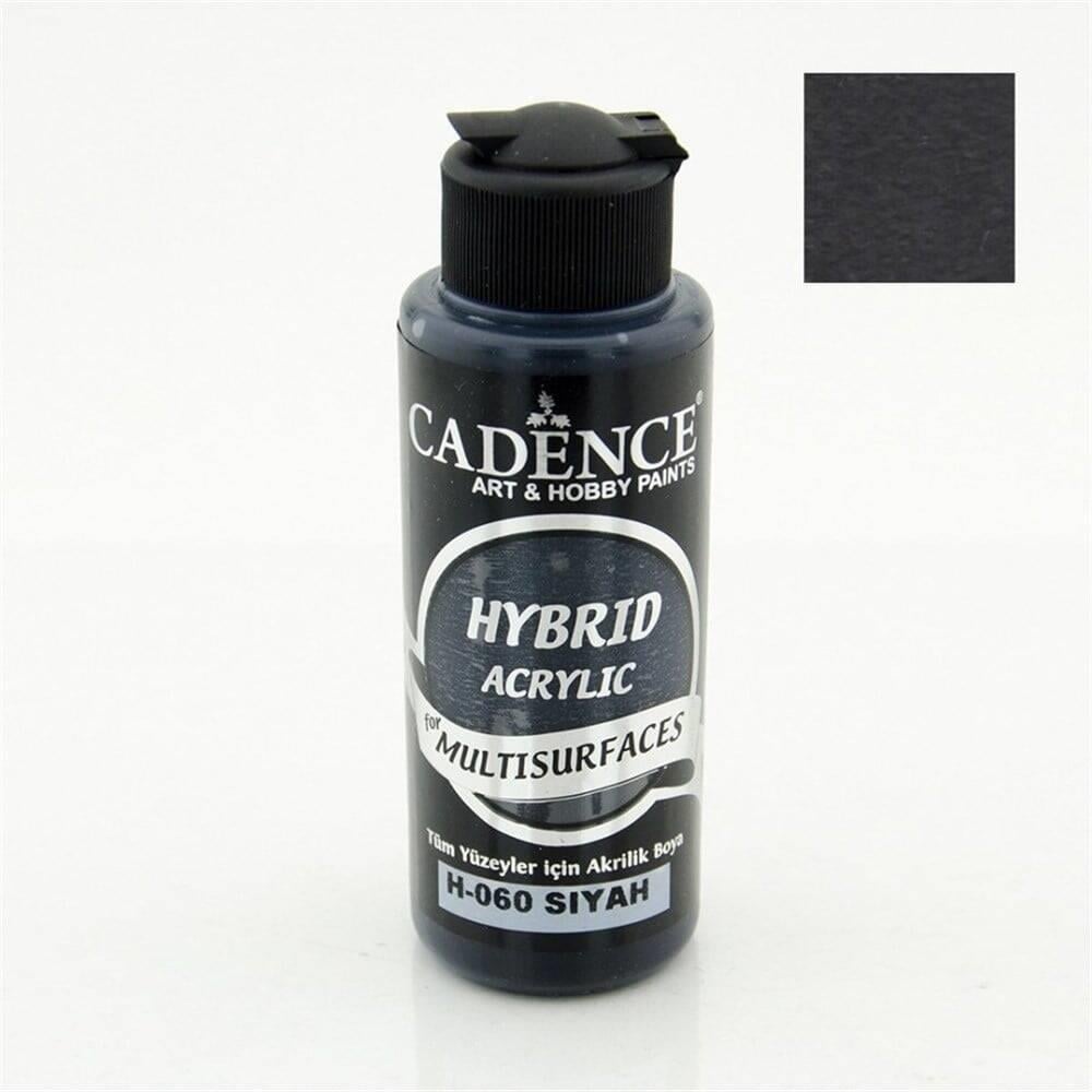Cadence Hybrid Multisurface Acrylic Paint 120 ml H060 Siyah