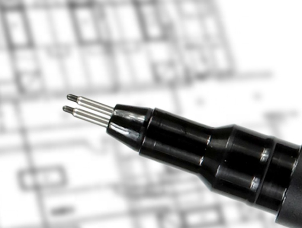 Çift çizgi çizen kalem (dobule line) 0.3 mm 
