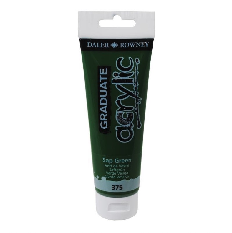 Daler Rowney Graduate Akrilik Boya 120ml 375 Sap Green