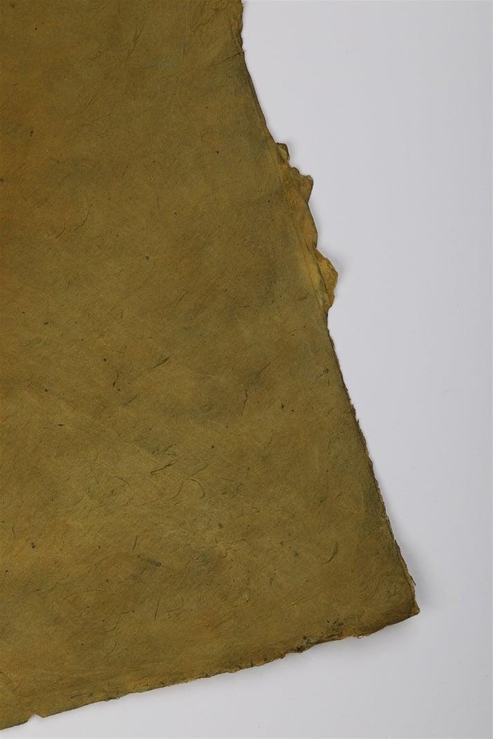 El Yapımı Nepal Kağıdı 59 Olive Green