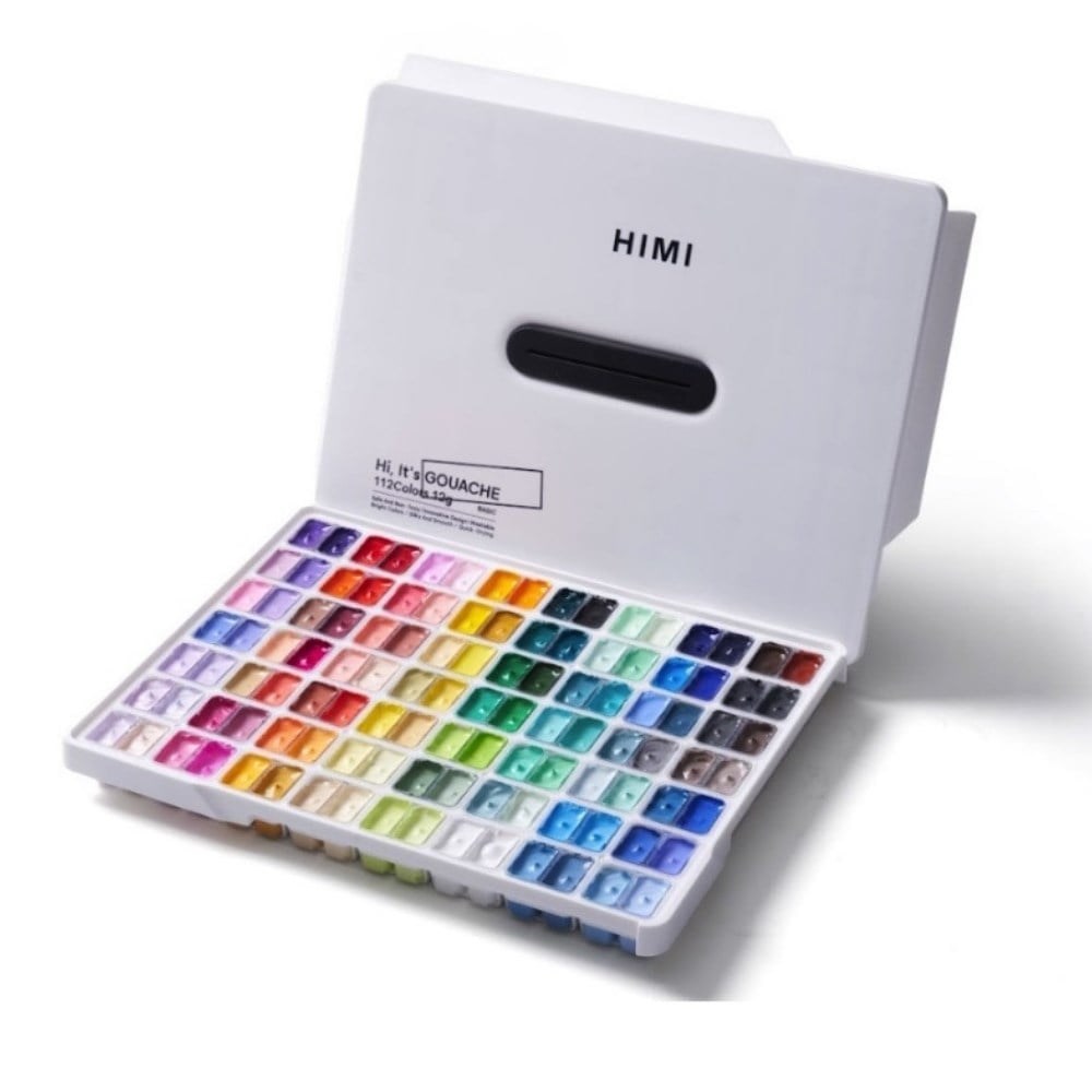 Himi Guaj Boya Seti Twin Cup 112 Renk x 12 gr White Case