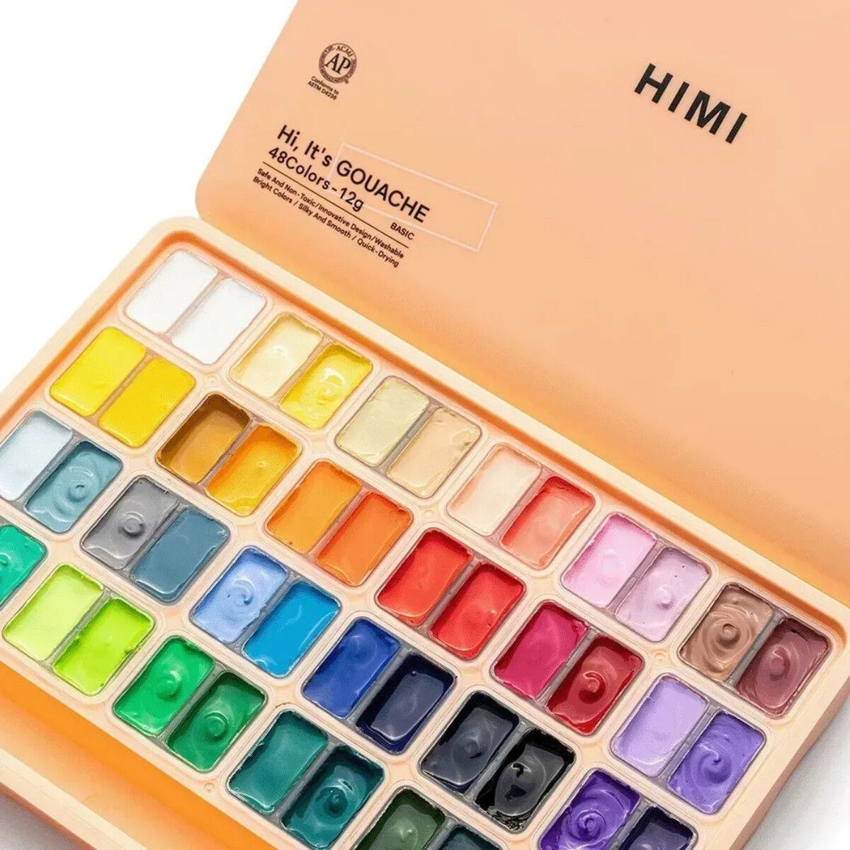 Himi Twin Cup Guaj Boya Seti 48 Renk