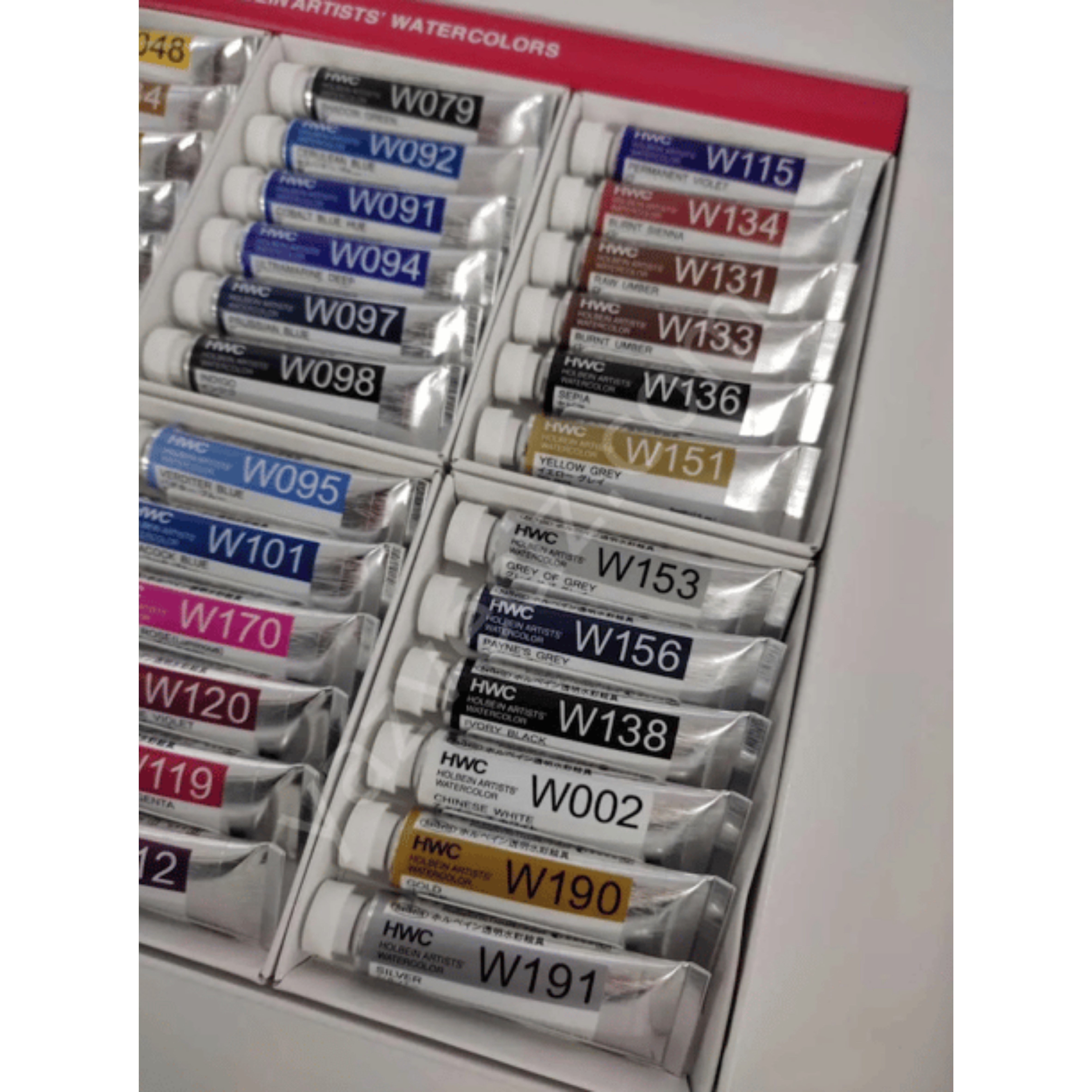 Holbein 48x5 ml Profesyonel Sulu Boya Seti