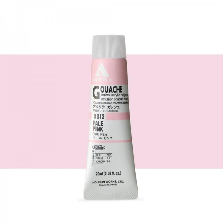 Holbein Akrilik Guaj 20 ml D013 Pale Pink