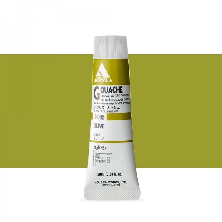 Holbein Akrilik Guaj 20 ml D065 Olive Green