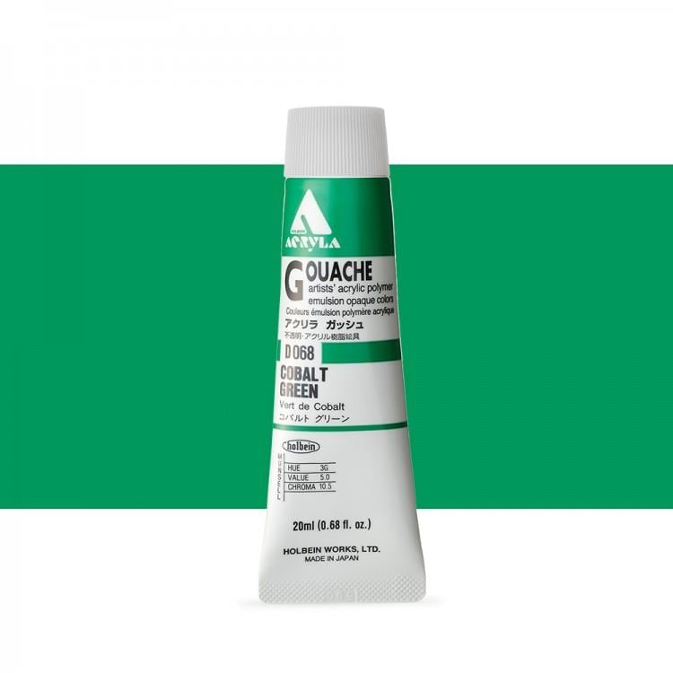 Holbein Akrilik Guaj 20 ml D068 Cobalt Green