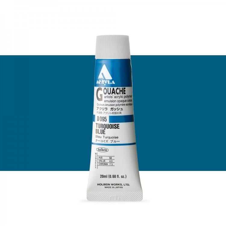 Holbein Akrilik Guaj 20 ml D095 Turkish Blue