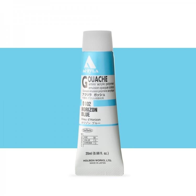 Holbein Akrilik Guaj 20 ml D102 Horizon Blue