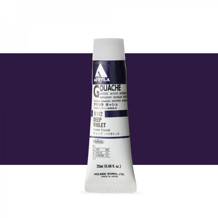 Holbein Akrilik Guaj 20 ml D112 Deep Violet