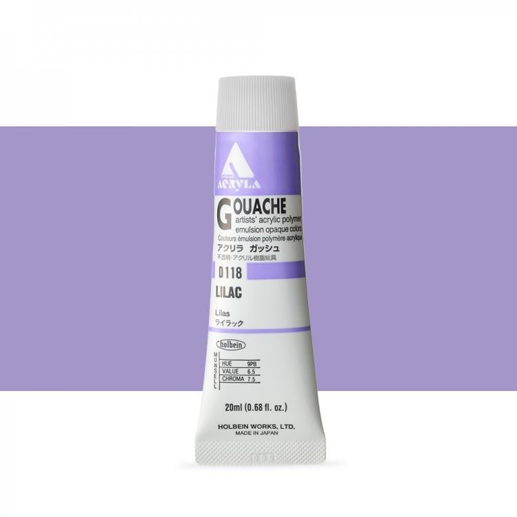 Holbein Akrilik Guaj 20 ml D118 Lilac