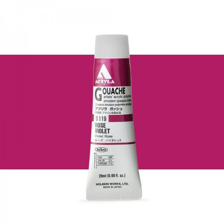 Holbein Akrilik Guaj 20 ml D119 Rose Violet