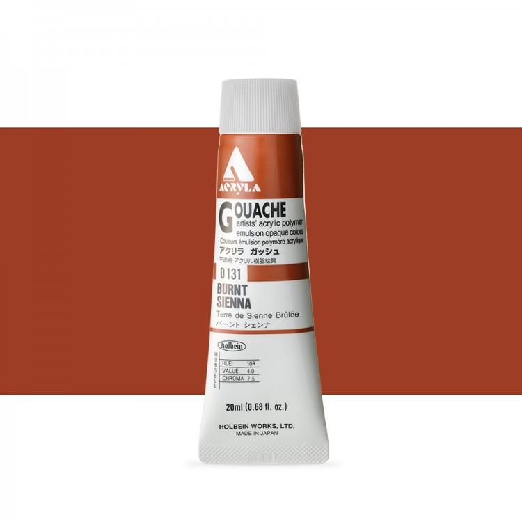 Holbein Akrilik Guaj 20 ml D131 Brunt Sienna