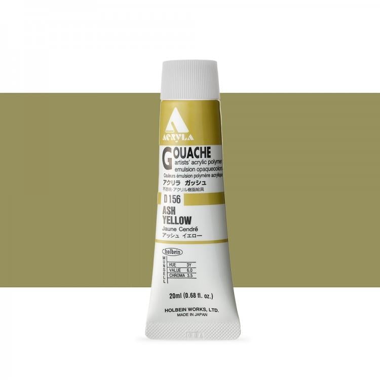 Holbein Akrilik Guaj 20 ml D156 Ash Yellow