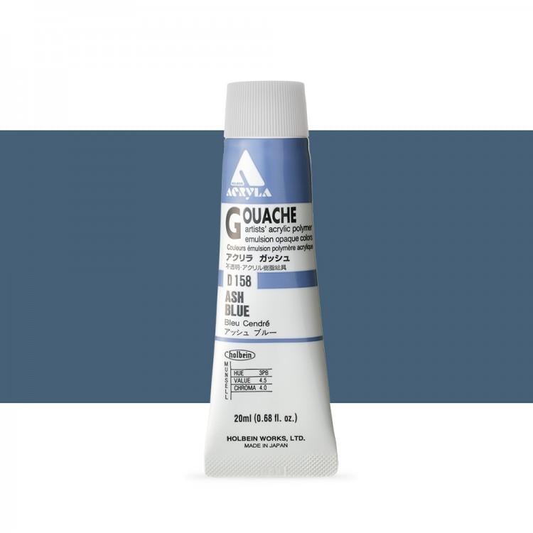 Holbein Akrilik Guaj 20 ml D158 Ash Blue