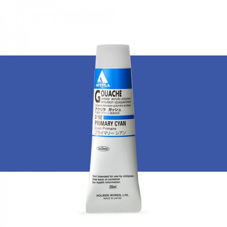 Holbein Akrilik Guaj 20 ml D192 Primary Cyan