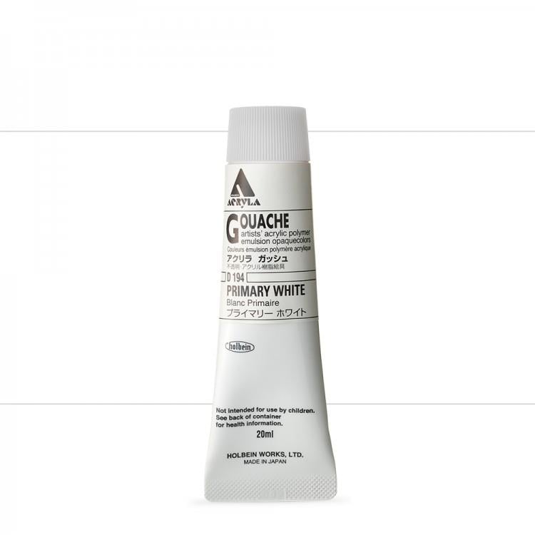 Holbein Akrilik Guaj 20 ml D194 Primary White