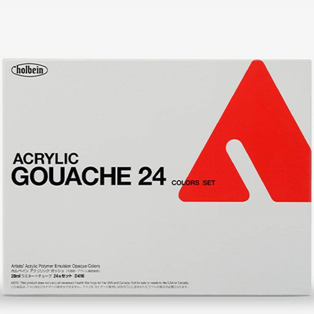 Holbein Akrilik Guaj Boya Seti 20 ml x 24 Renk