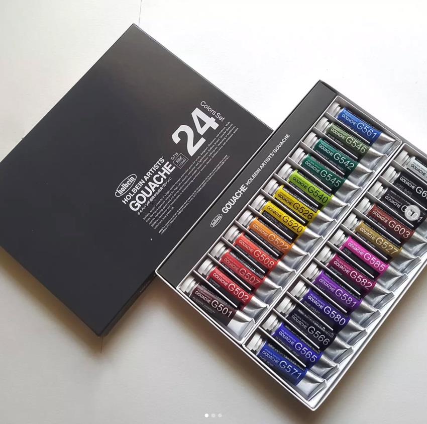 Holbein Artist Tüp Guaj Boya Set 15 ml x 24 Renk