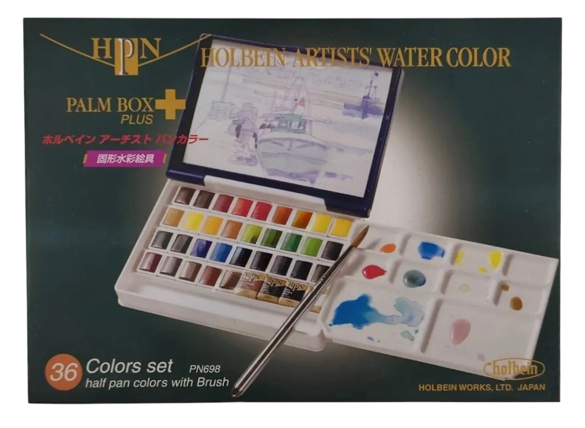 Holbein Profesyonel 36'lı Tablet Suluboya Seti