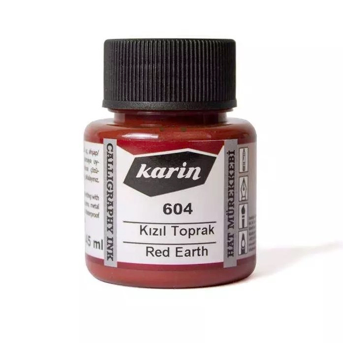 Karin Hat Mürekkebi 604 Kızıl Toprak 45 ml