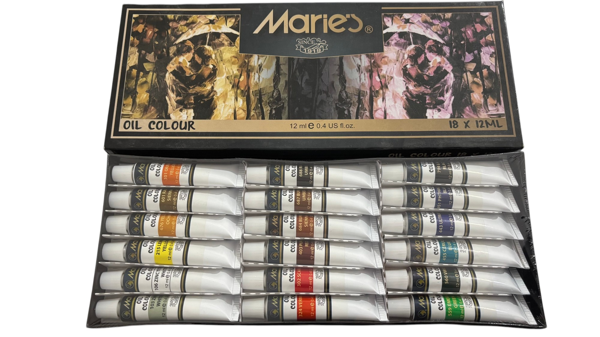 Maries Yaglı Boya 18X12Ml