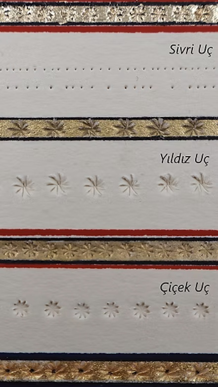 MHRM2 Şemse Art Çiçek Uçlu Metal Mühre-El Yapımı-Özel Deri Kılıfı ile