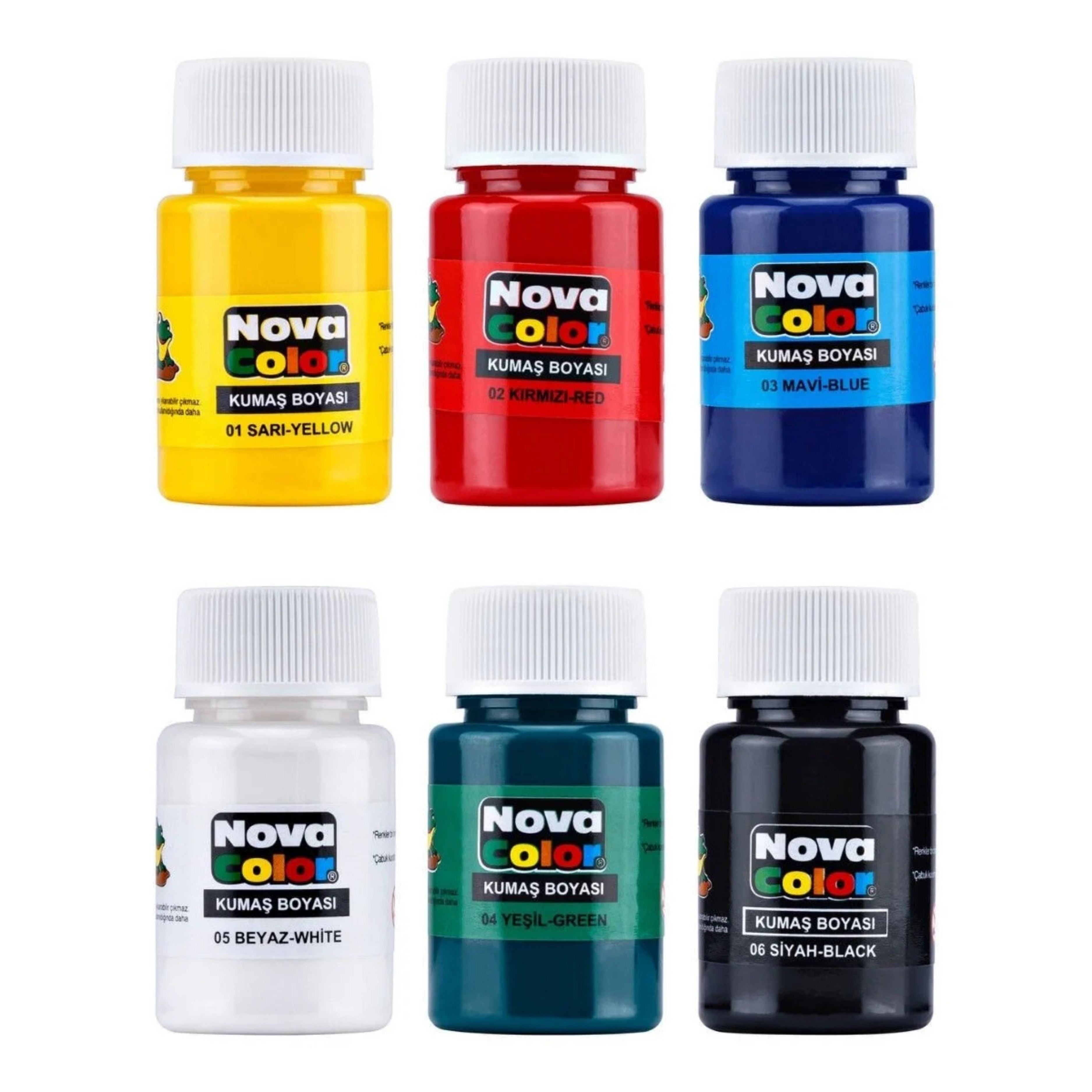Nova Color Kumaş Boyası Seti 12x30 ml