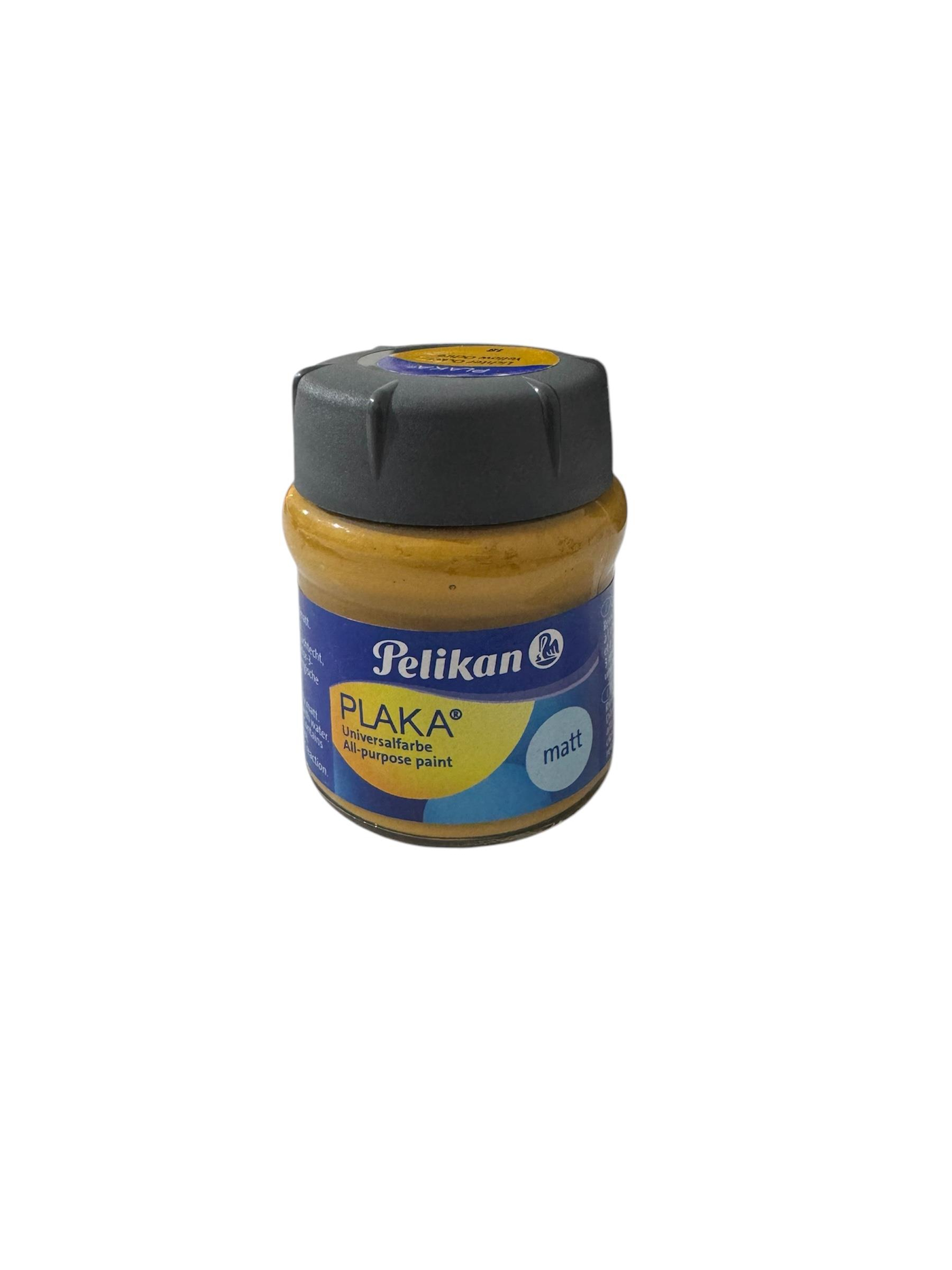 Pelikan Plaka 18 Yellow Ochre Akrilik Boya Matt 50 ml