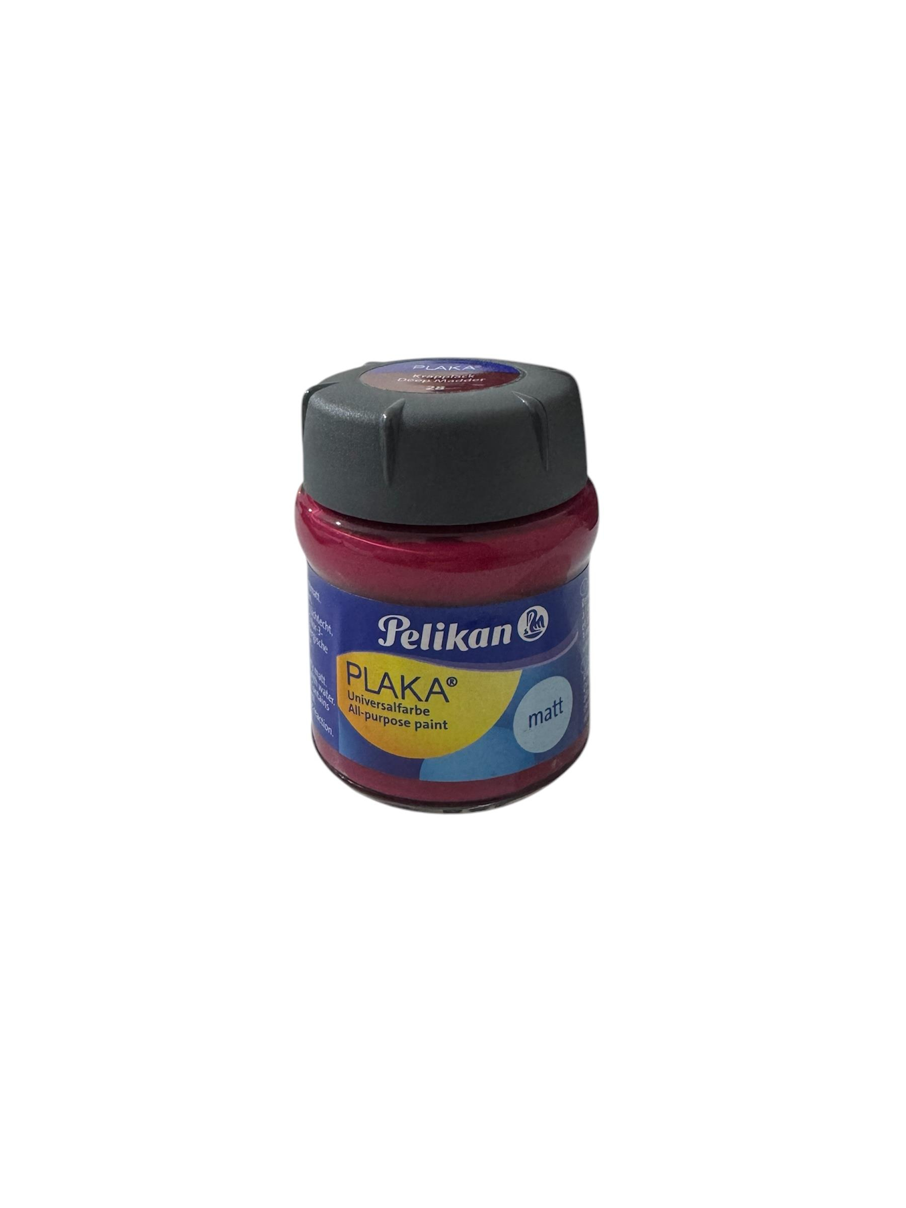 Pelikan Plaka 28 Deep Madder Akrilik Boya Matt 50 ml
