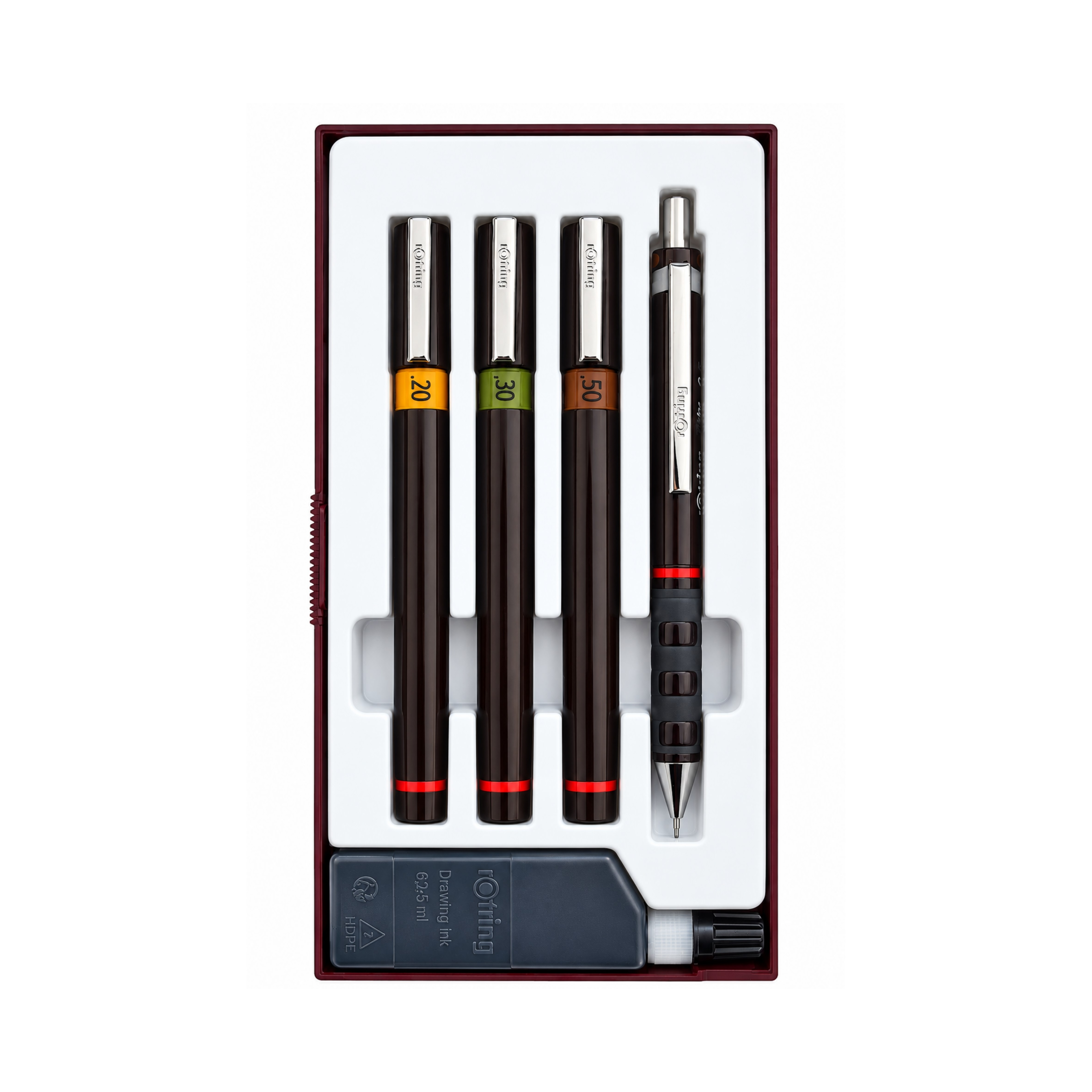 Rotring Isograph Rapido Kalem Seti (0.2-0.3-0.5) + Tikky
