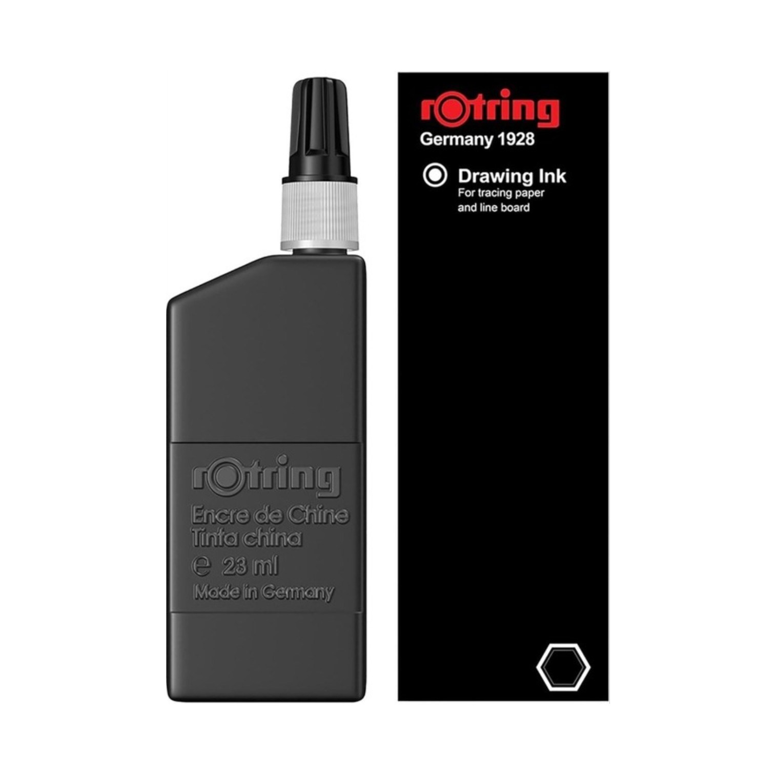 Rotring Rapido Mürekkebi 23 ml Siyah