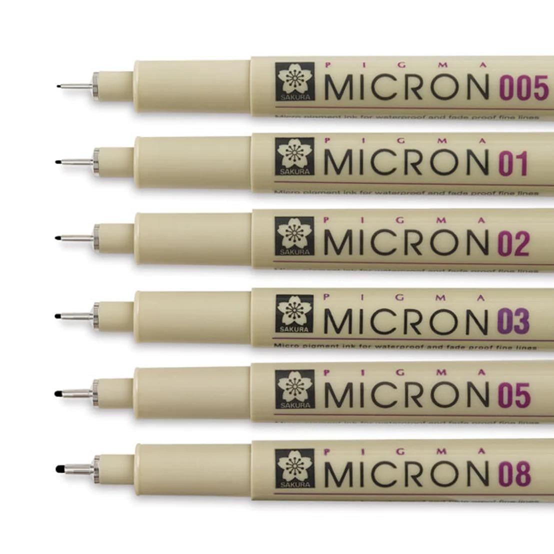Sakura Micron Kalem Teknik Çizim Kalemleri