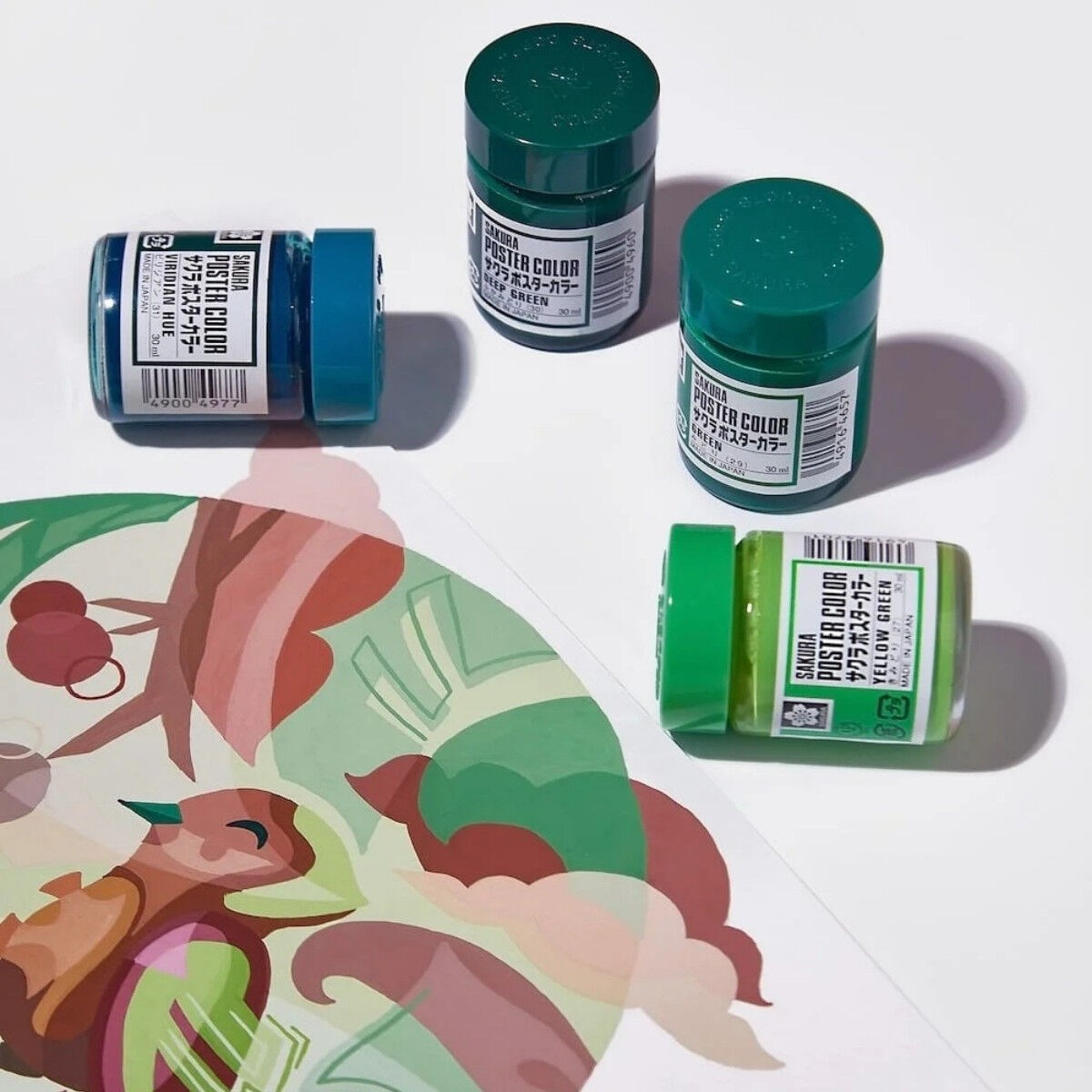 Sakura Poster Color Guaj Boya 30ml 122 Magenta