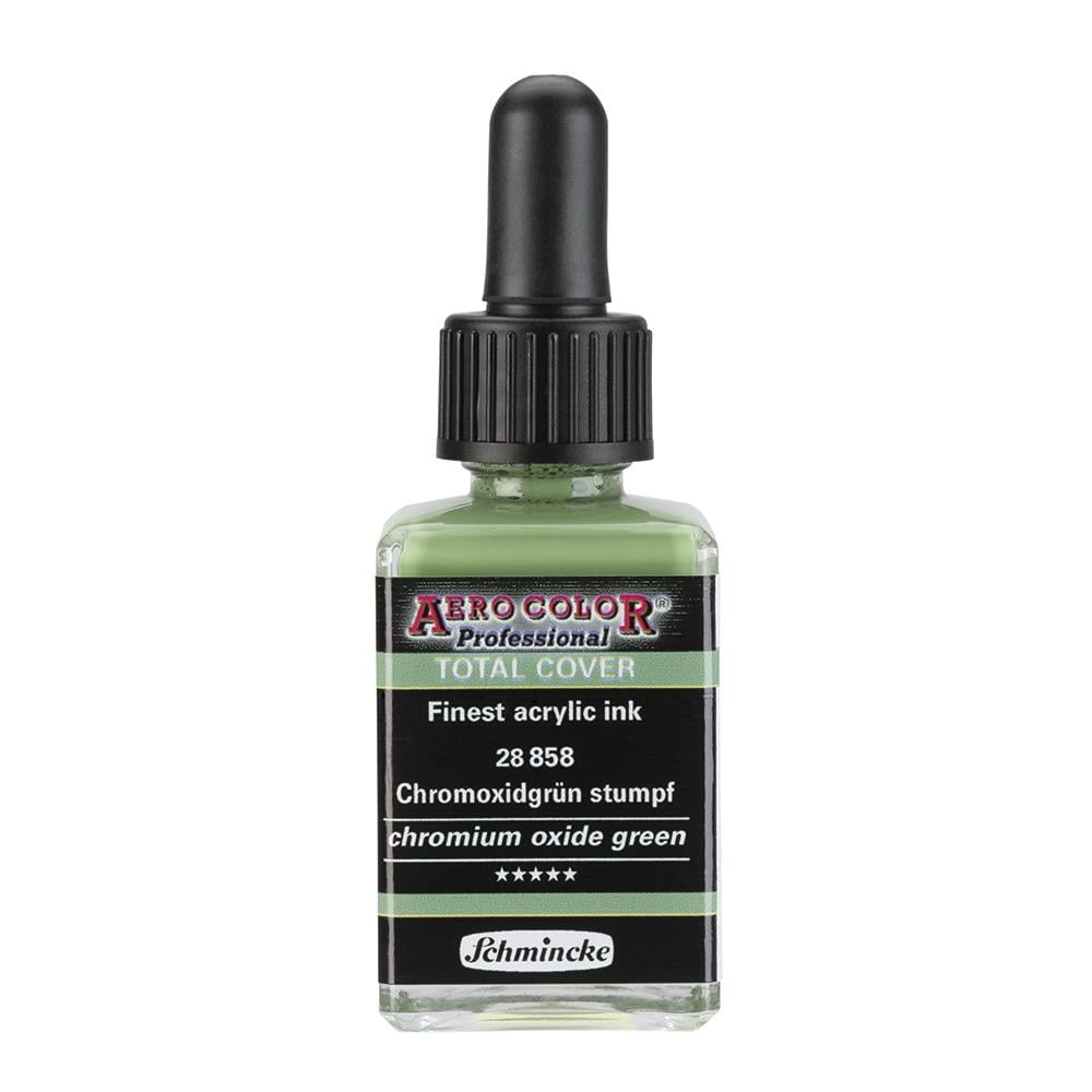 Schmincke Aero Color Akrilik Mürekkep 28 ml 858 Chromium Oxide Gr