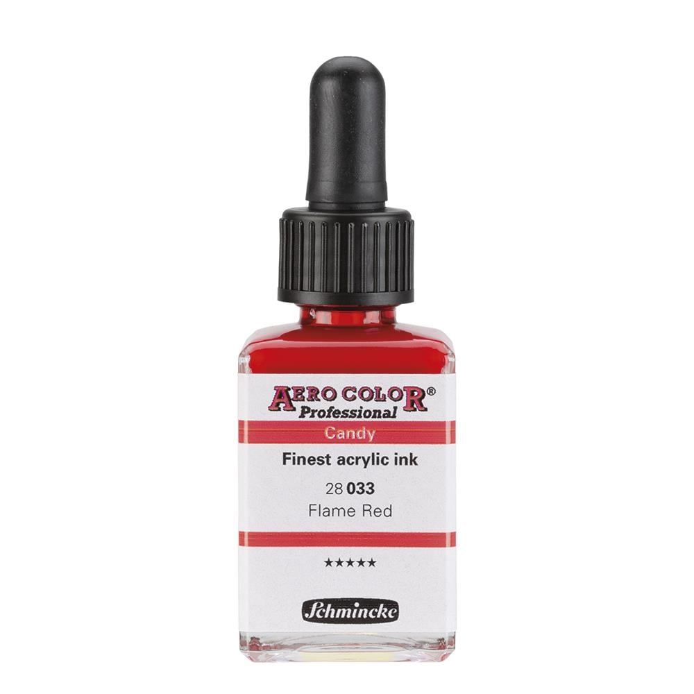 Schmincke Aero Color Akrilik Mürekkep 28 ml 033 Flame Red