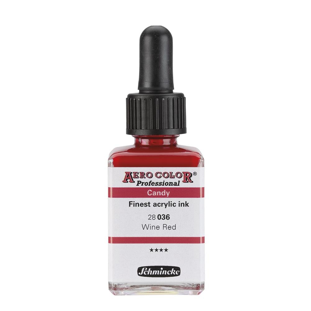 Schmincke Aero Color Akrilik Mürekkep 28 ml 036 Wine Red