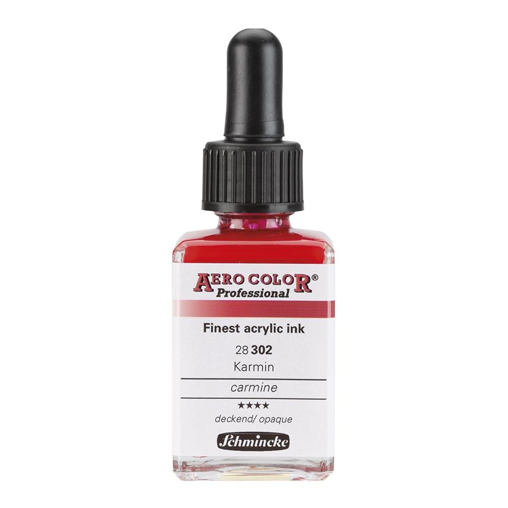 Schmincke Aero Color Akrilik Mürekkep 28 ml 302 Carmine