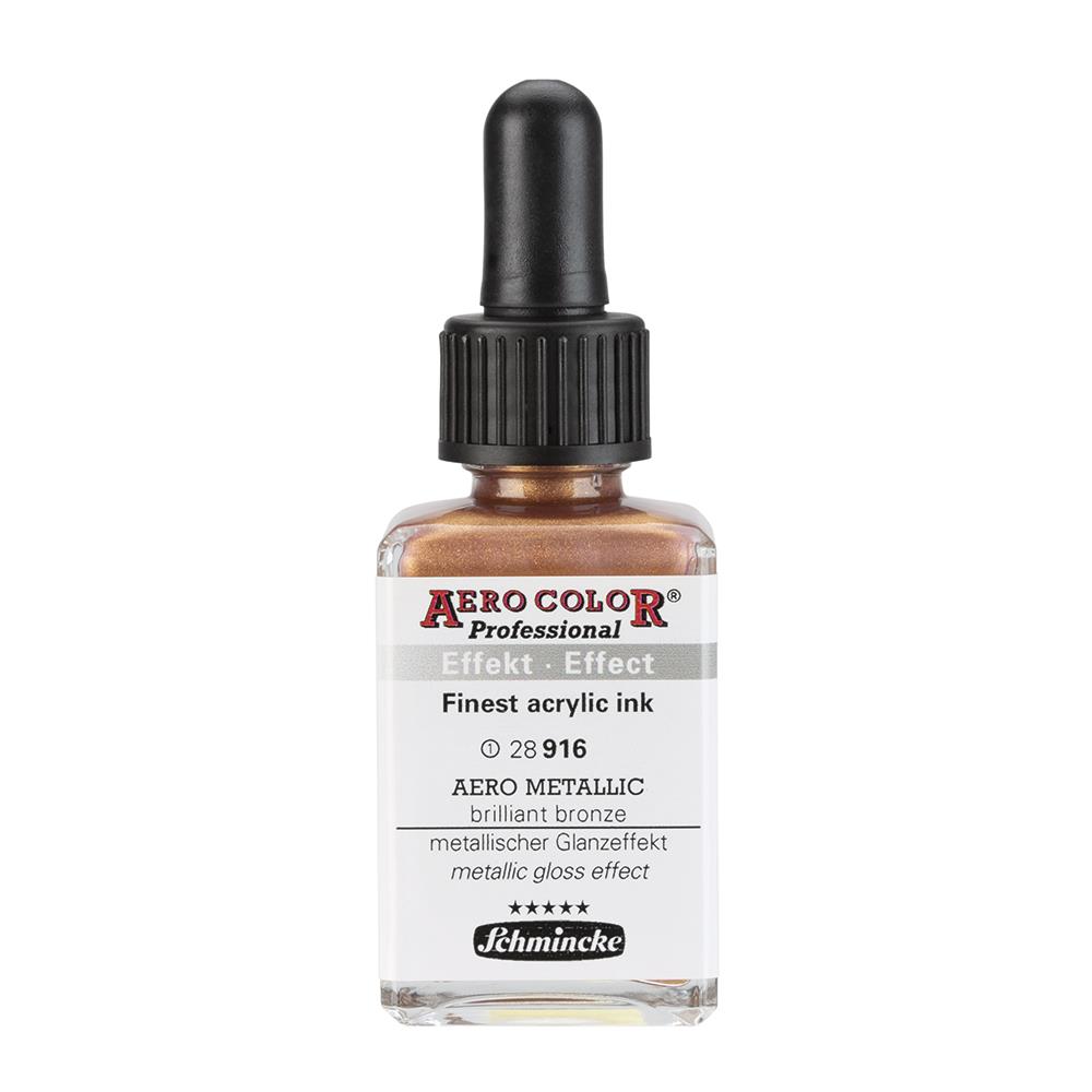 Schmincke Aero Color Akrilik Mürekkep 28 ml 916 Aero Metallic Bri
