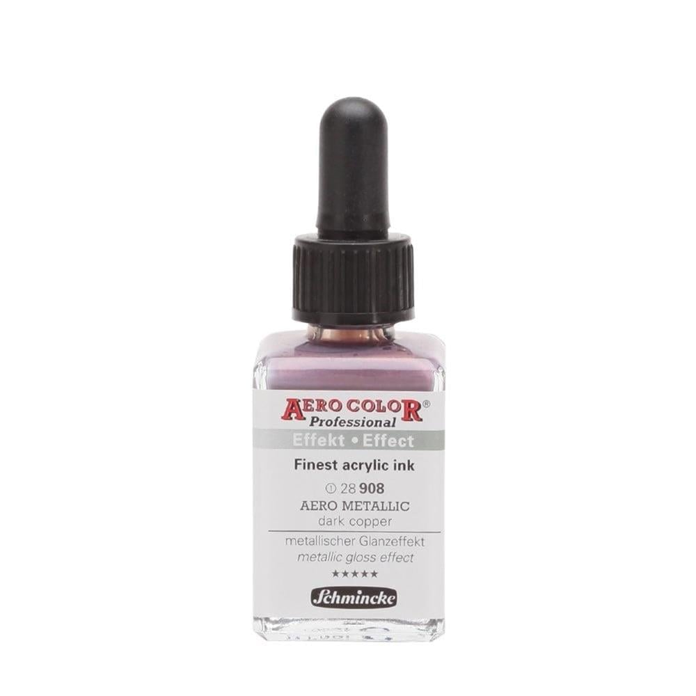 Schmincke Aero Color Akrilik Mürekkep 28 ml 908 Aero Metallic Dar