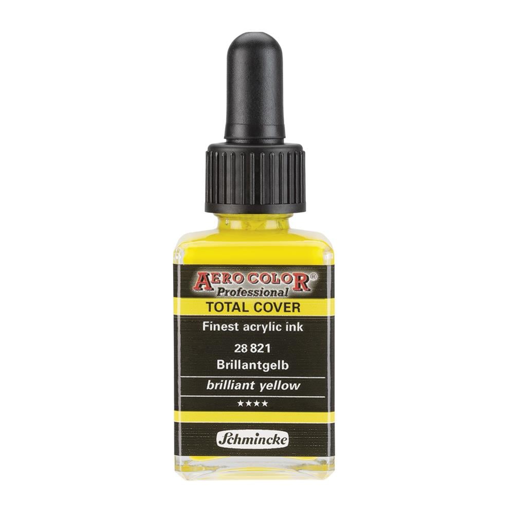 Schmincke Aero Color Akrilik Mürekkep 28 ml 821 Brilliant Yellow